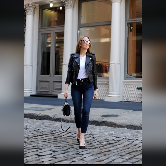 L'AGENCE Denim - L'AGENCE Margot High Rise Skinny Jeans Dark Wash Size 24